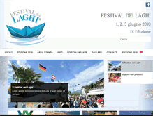 Tablet Screenshot of festivaldeilaghi.it